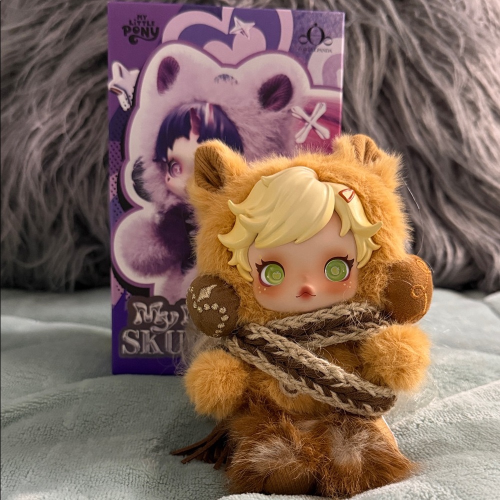 My Little Pony Skullpanda Plush Doll Pendant - Unopened Box Verified Apple Jack
